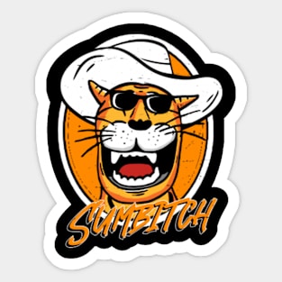 sumbitch distressed Sticker